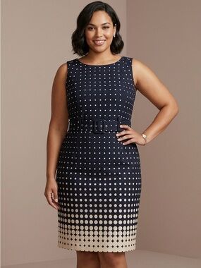 I LE New York Sleeveless Sheath Dress